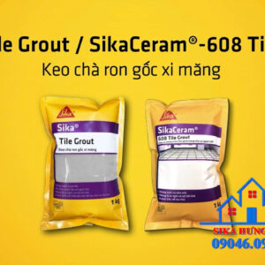 keo chà ron gốc xi măng Sikaceram 608 tile grout